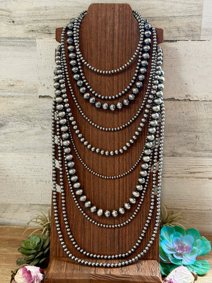 The Bijoux FAB 20" 6mm Sterling Silver Pearls Necklace CHO-6MM-148-20I