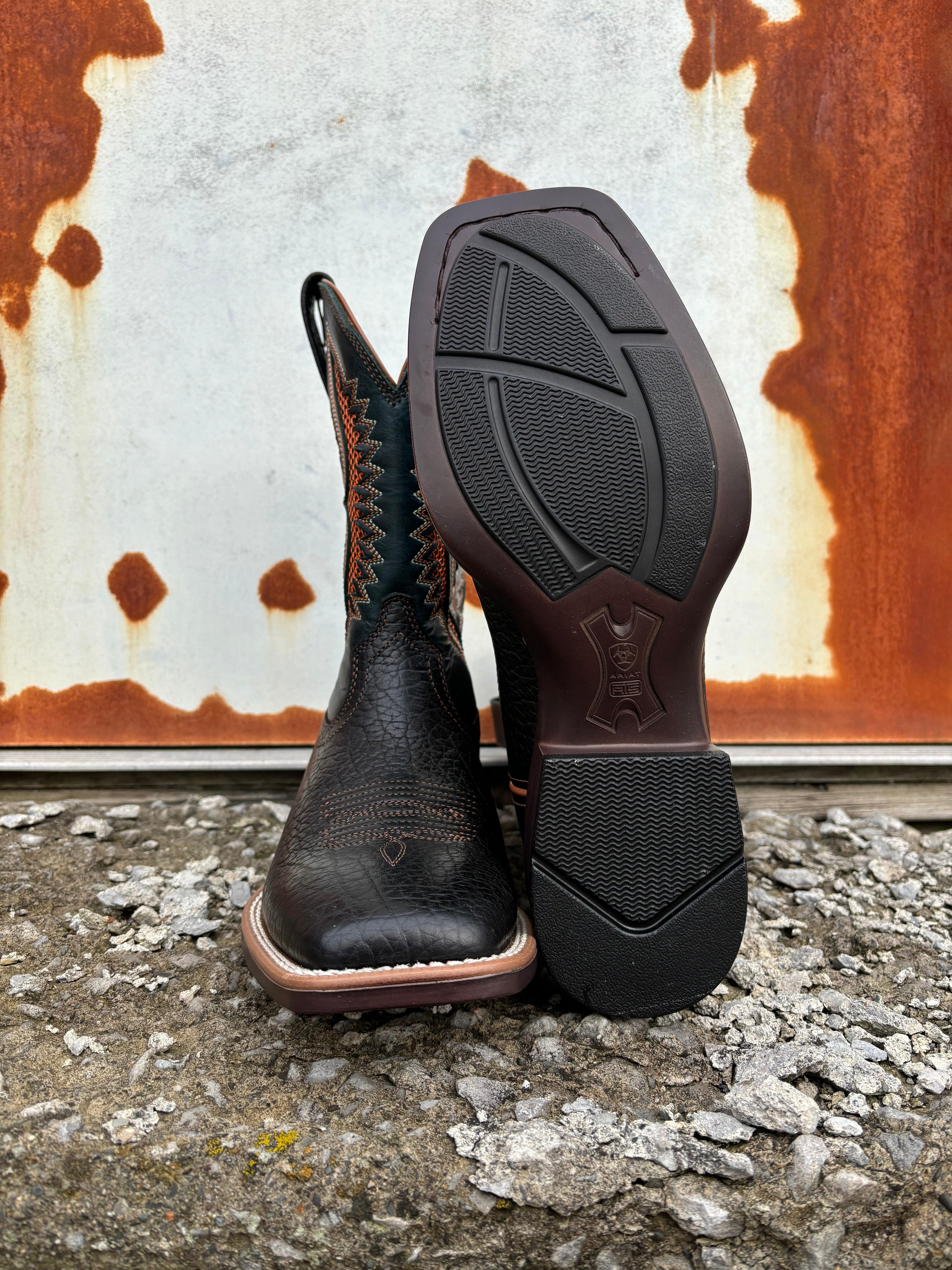 Ariat Men's Black Rowder VentTek 360 Square Toe Cowboy Boots