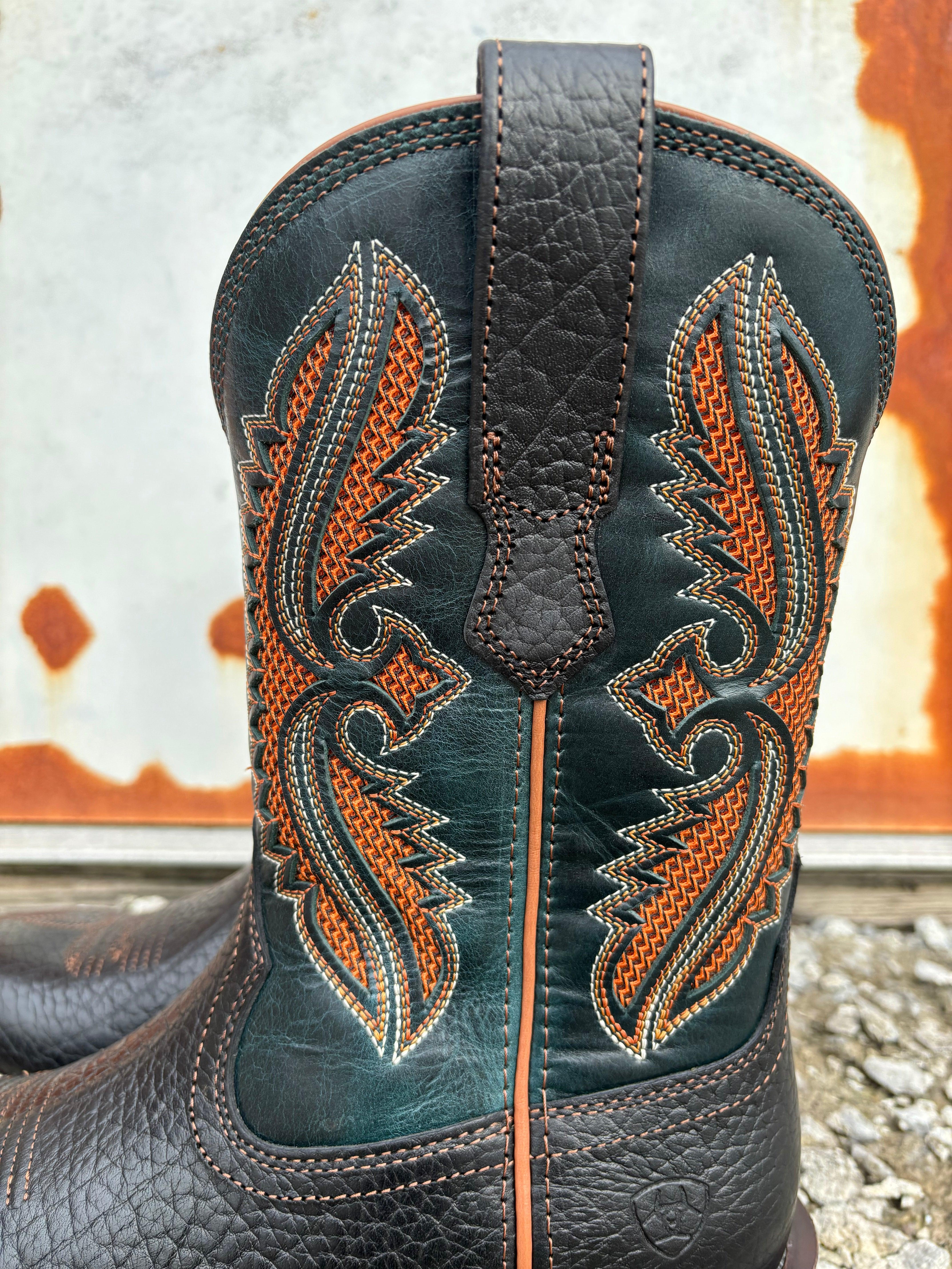Ariat Men's Black Rowder VentTek 360 Square Toe Cowboy Boots