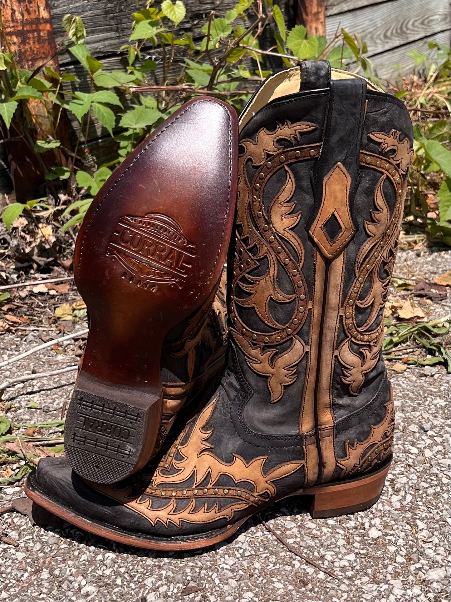 Men s snip shop toe boots