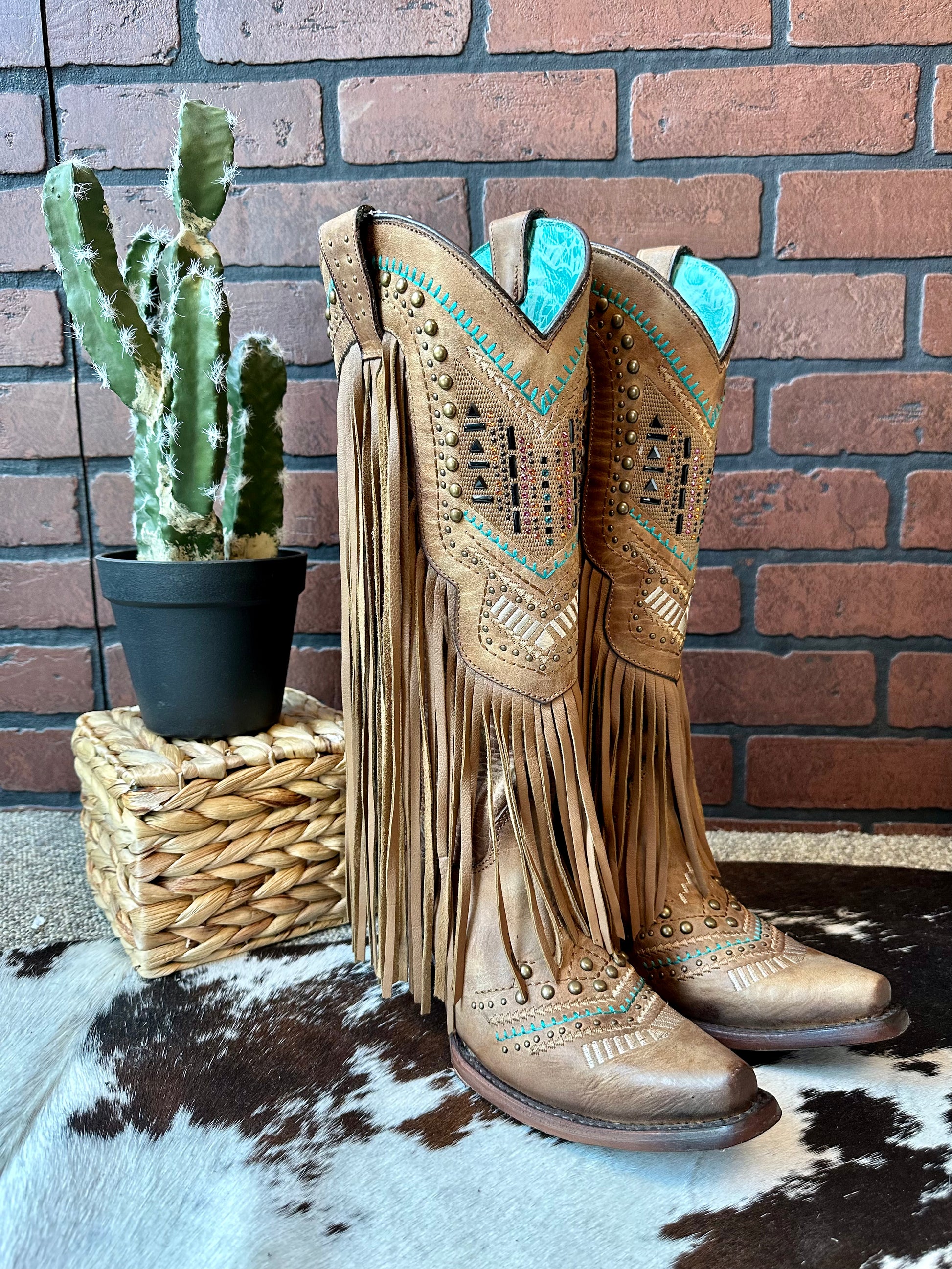 Cowgirl sales fringe boots