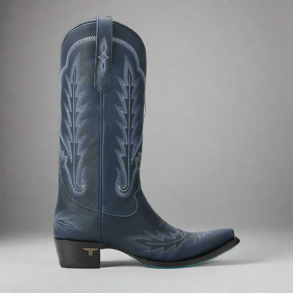 Lane Boots Women's Midnight Navy Lexington Snip Toe Cowgirl Boots  LB0488T-050