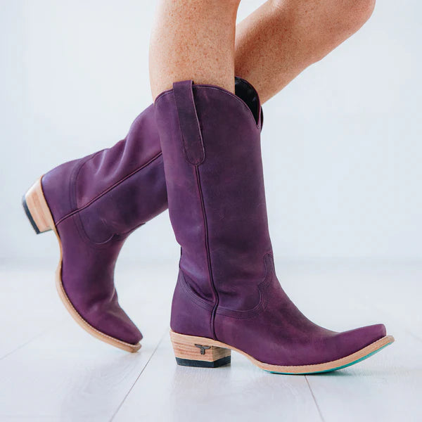 Lane Boots Women's Midnight Orchid Purple Emma Jane Cowgirl Boots