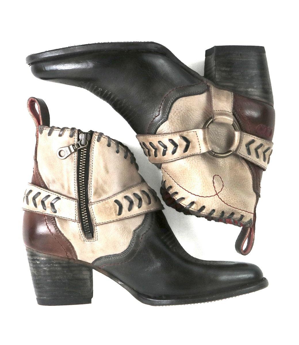 Bed Stu Women's Celestine Dark Teal Lux Shortie Boots F393126-DKTLLX 9.5