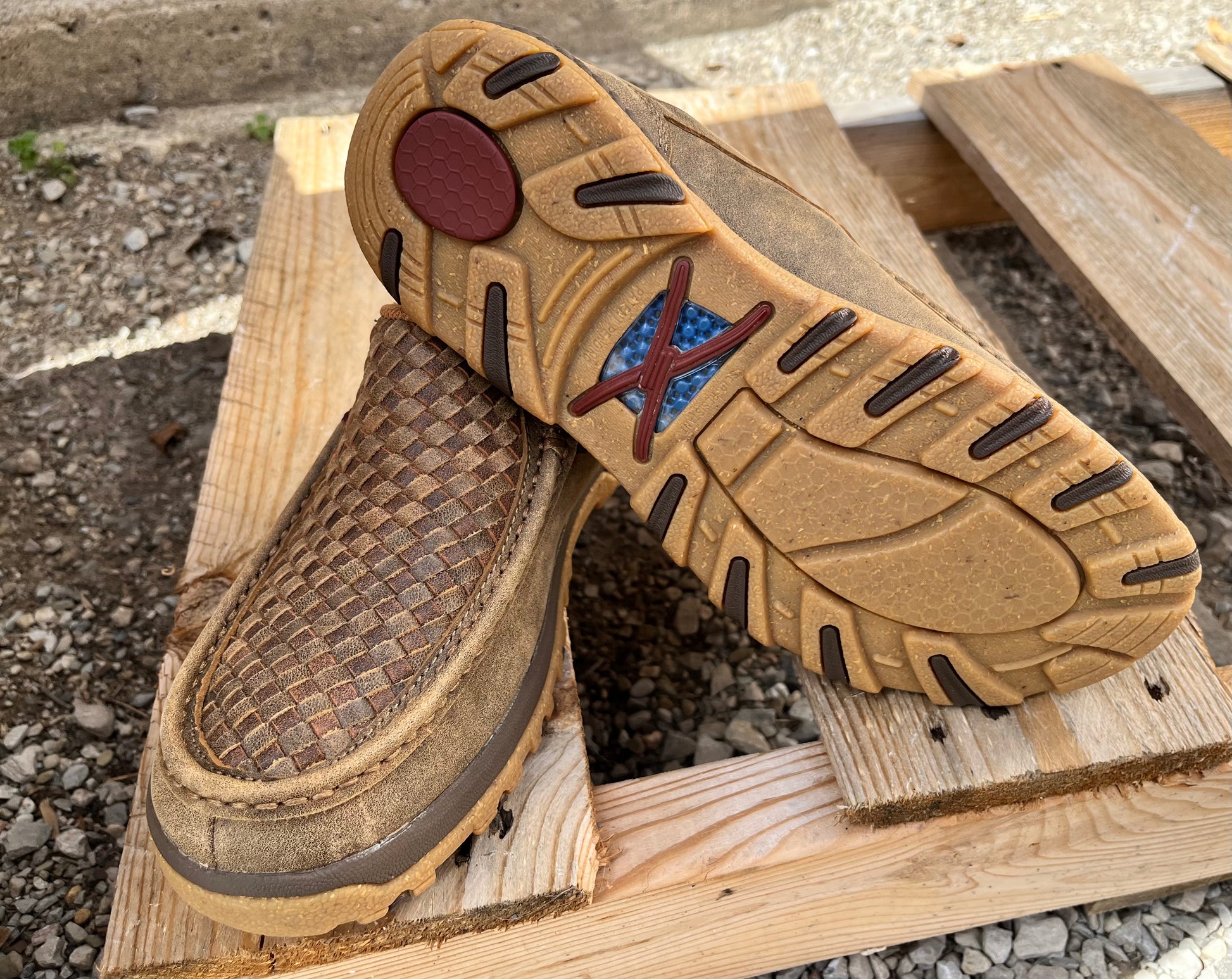 Twisted x men's shop slip on driving mocs