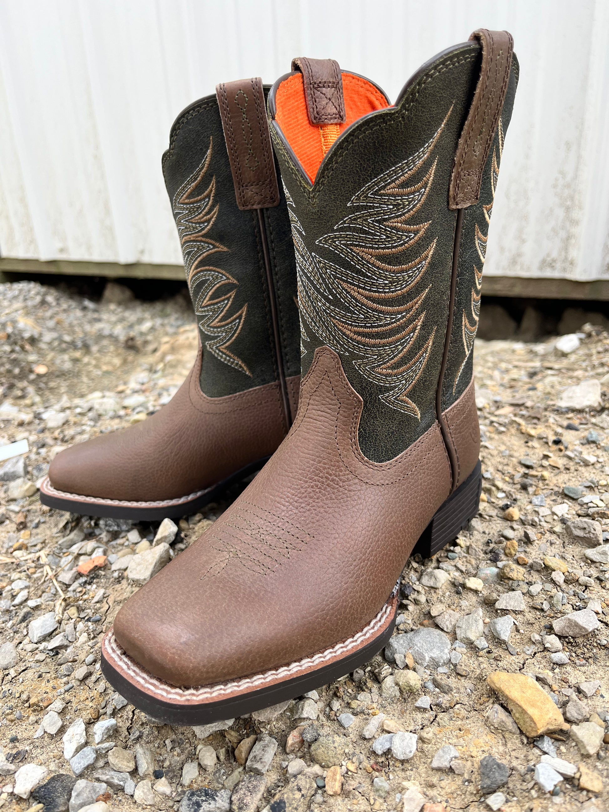 Ariat Children s Youth Firecatcher Cowboy Western Cowboy Boot 10042414 1.5 Children