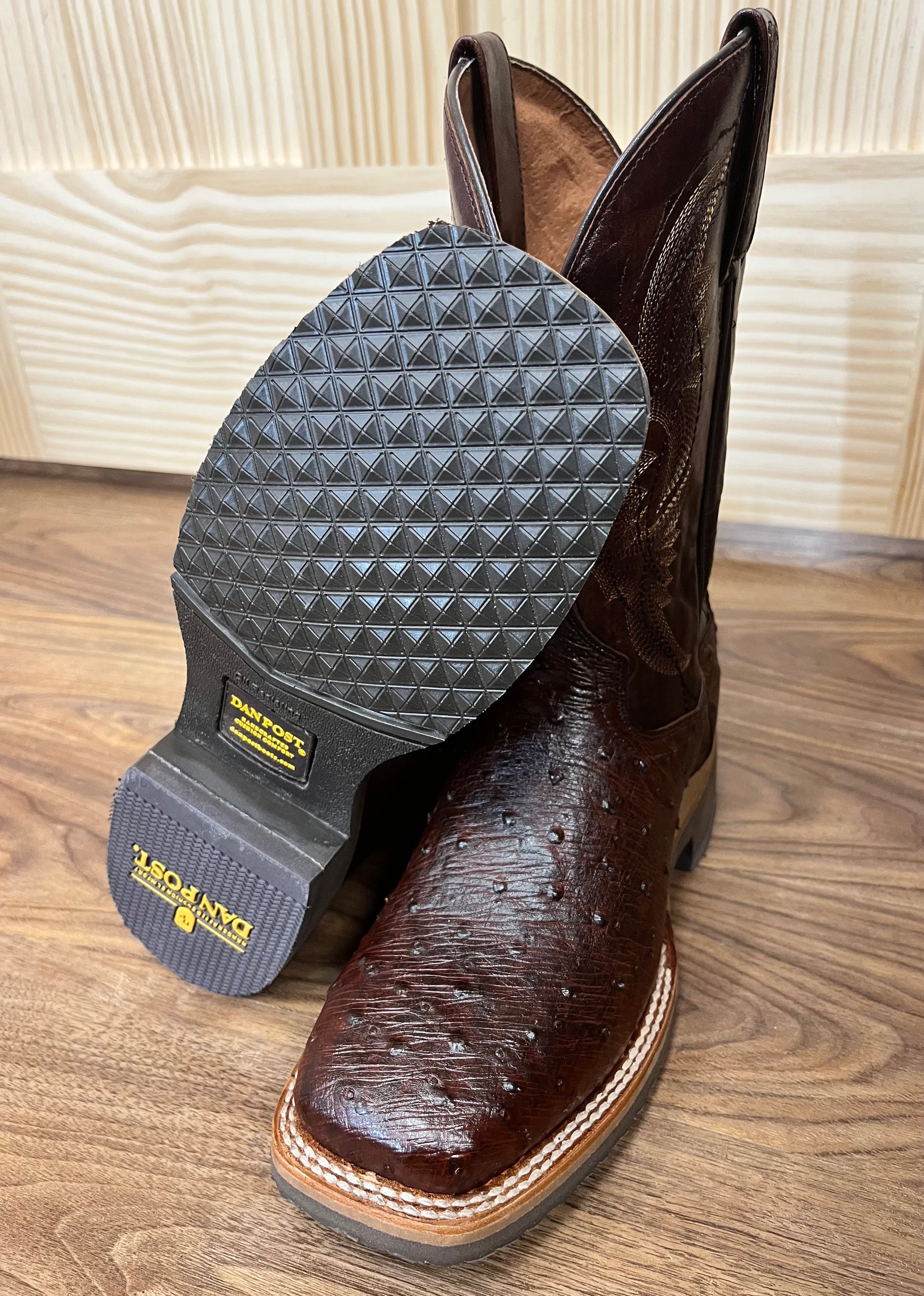 Dan post ostrich cowboy 2025 boots