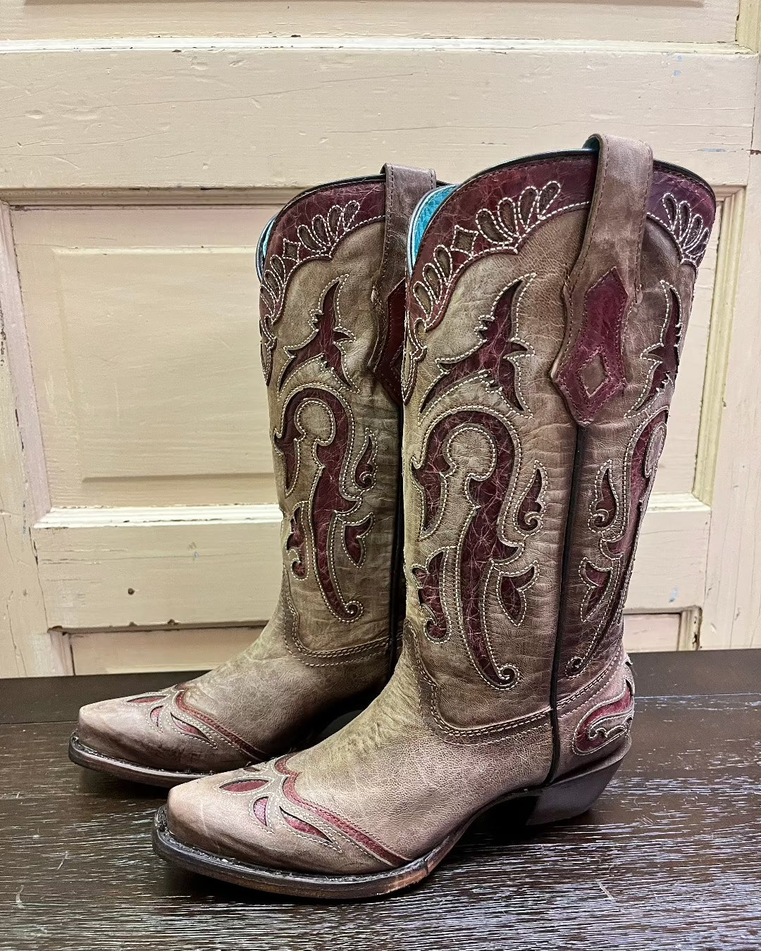 Corral Women s Orix Inlay Cowgirl Boots C3924 Painted Cowgirl