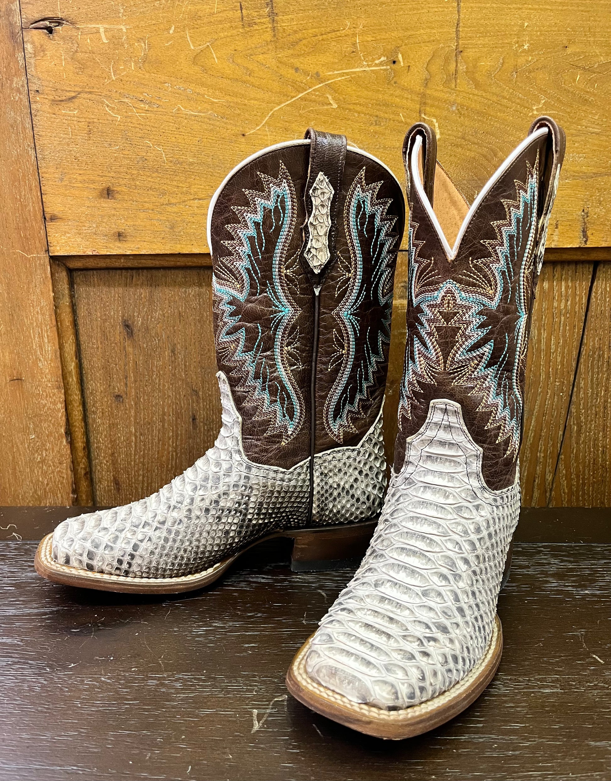 Dan post sales women's snakeskin boots