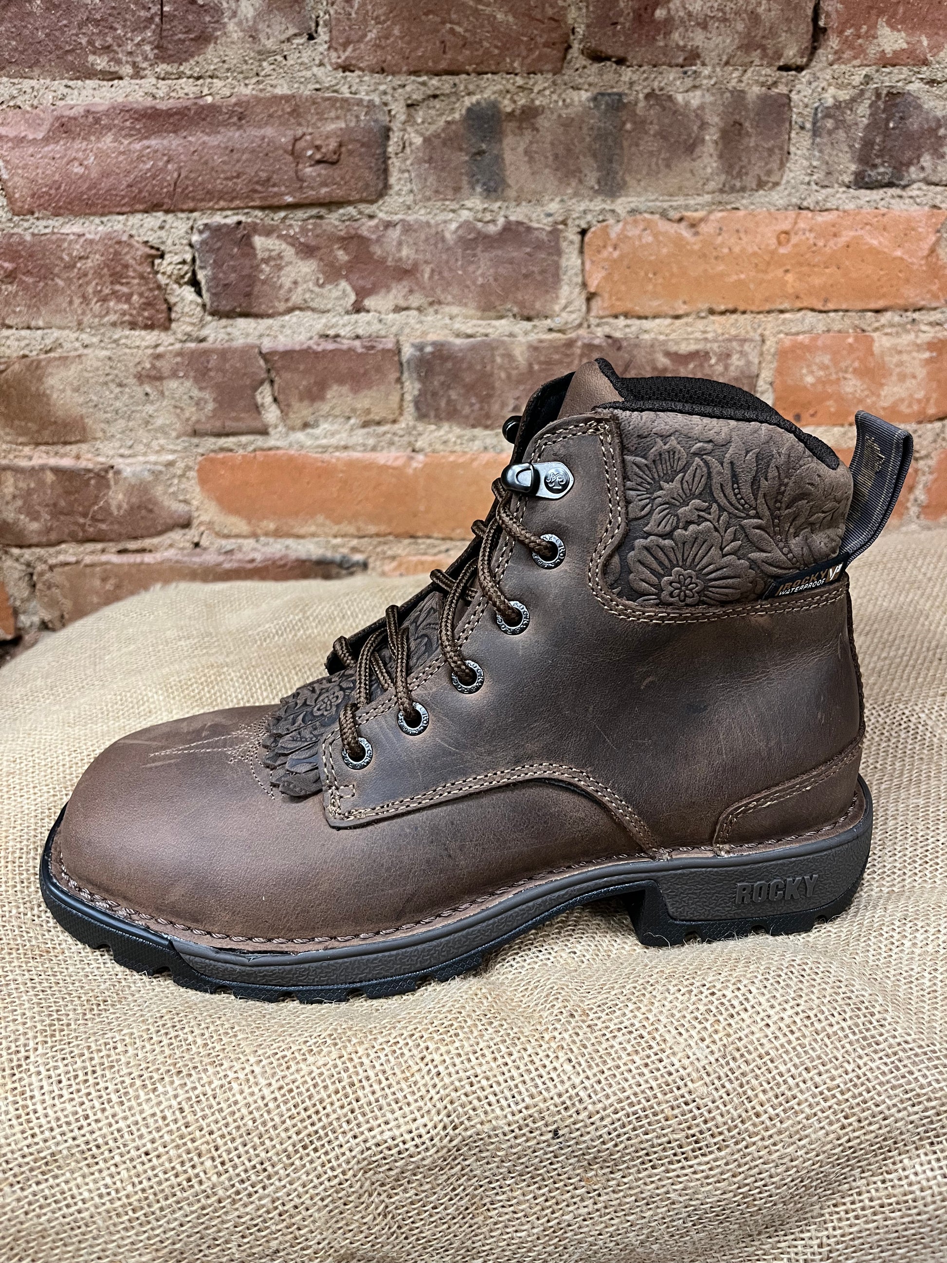 Rocky lace up work 2025 boots