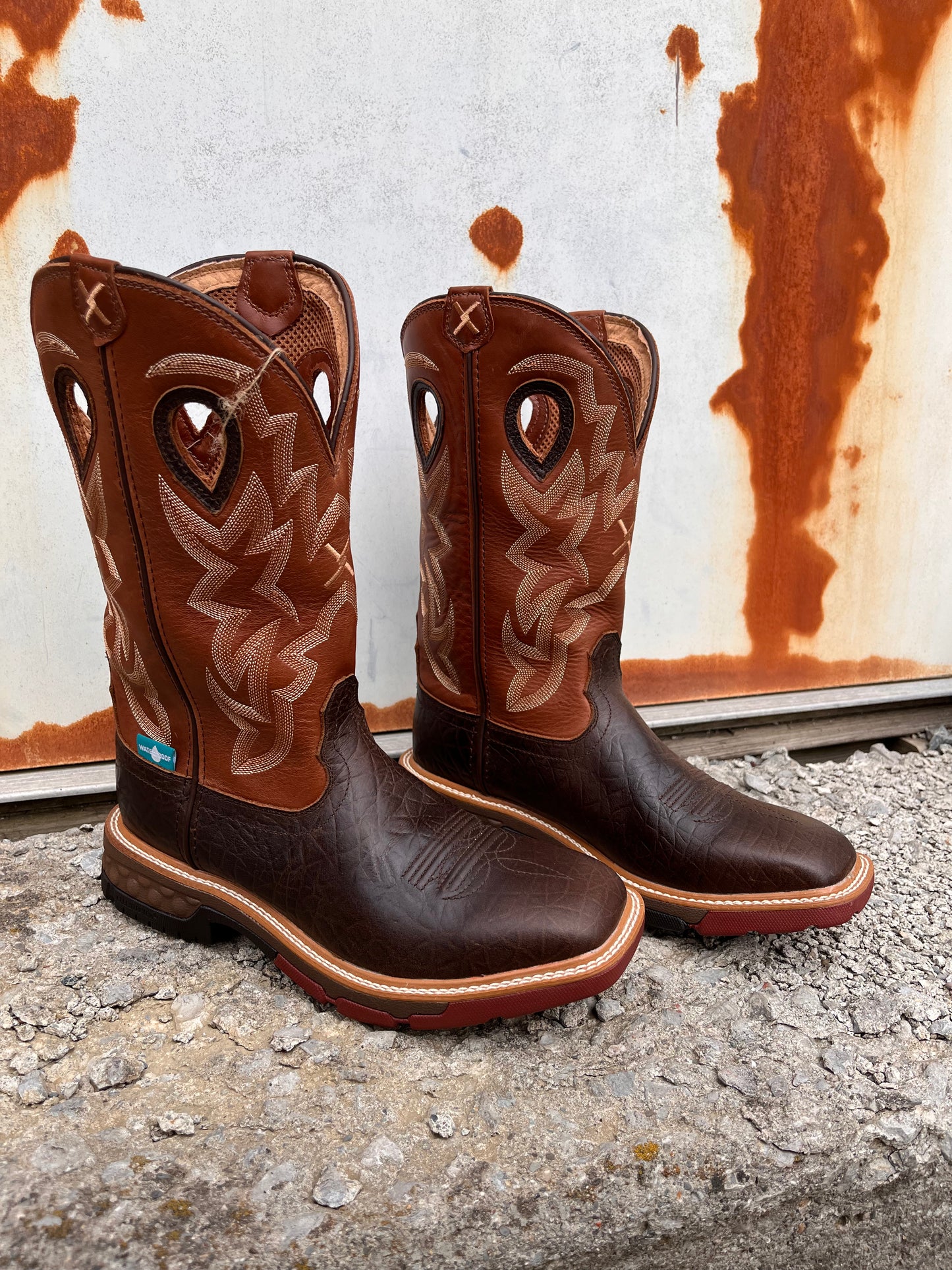 Waterproof cowboy boots best sale