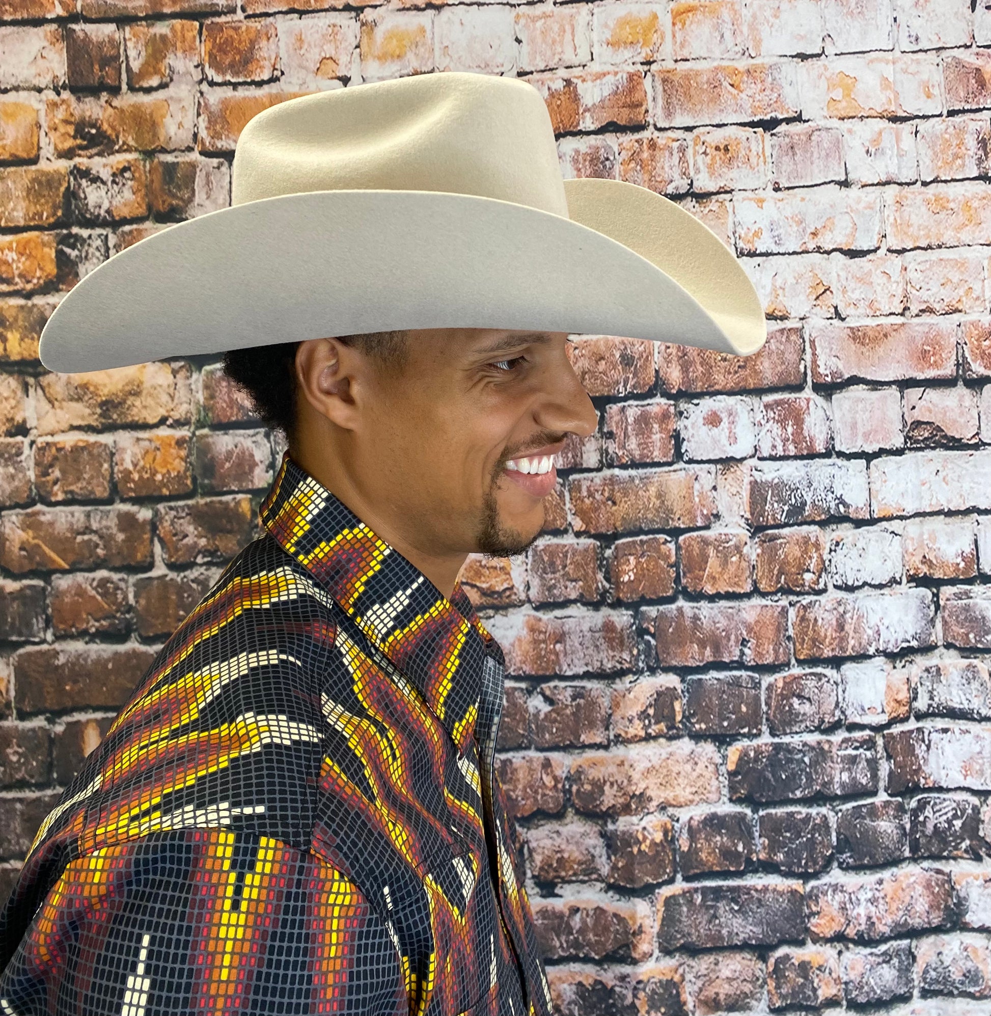 Serratelli 2X Star Bone Felt Cowboy Hat Painted Cowgirl Western