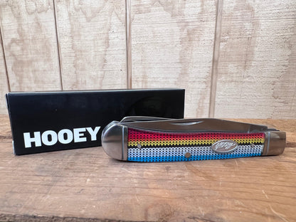 Hooey Full Large 4 1/4" Tijuana Multi Color Trapper Knife HK123-Painted Cowgirl Western Store