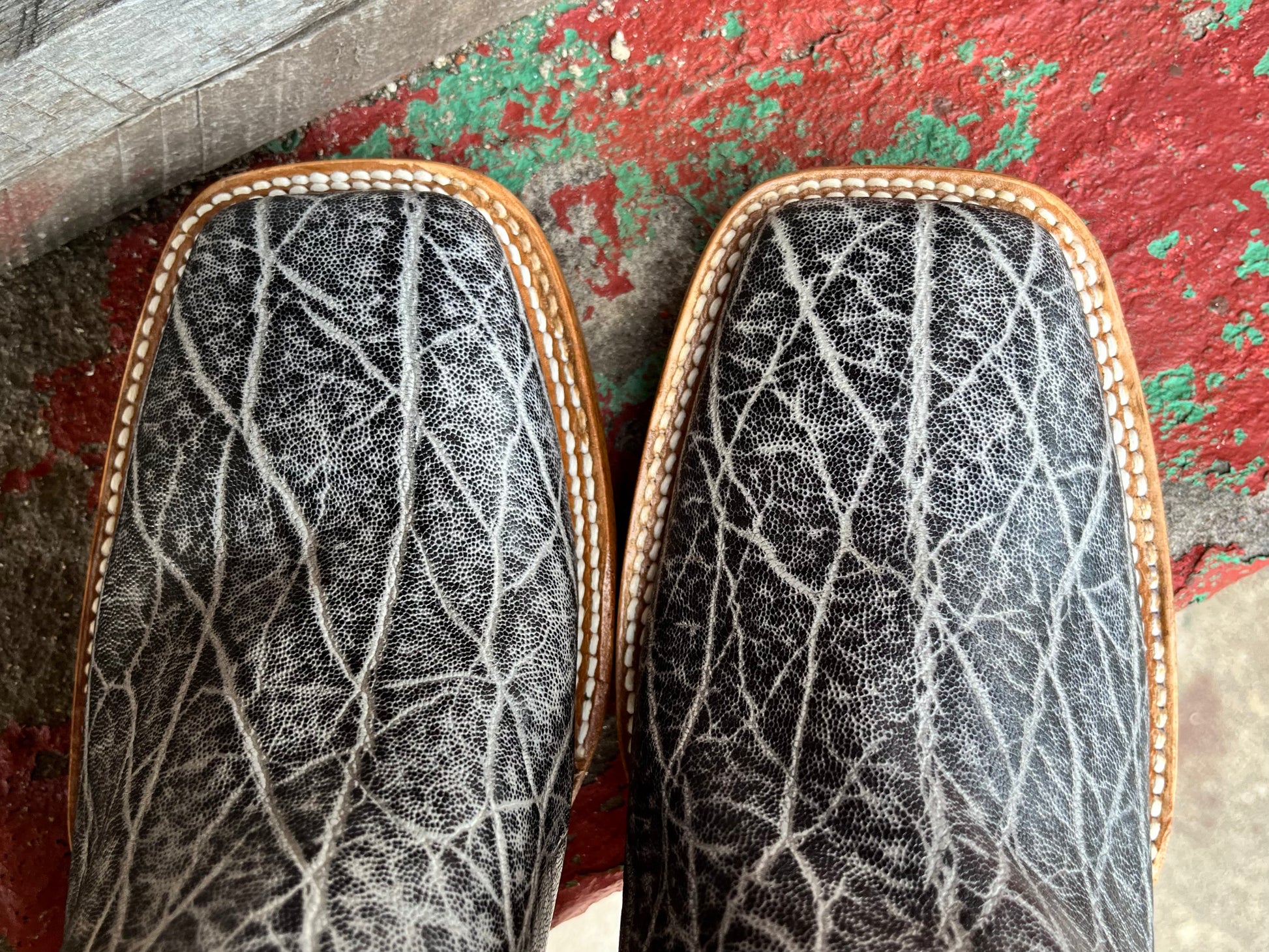 Black Jack Men s Ice Grey Elephant Cowboy Boots IG8011 96