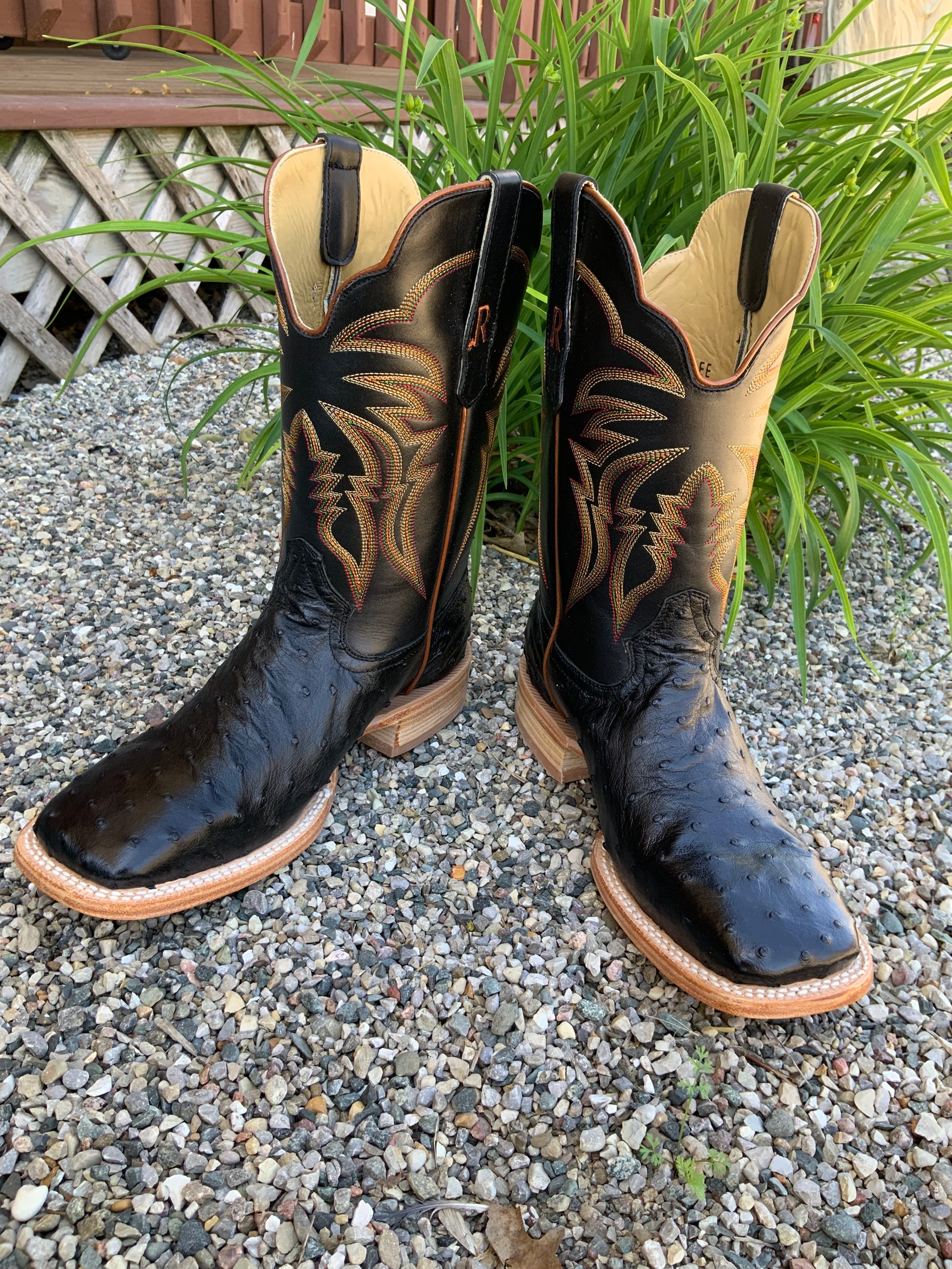 Ostrich quill 2025 cowboy boots