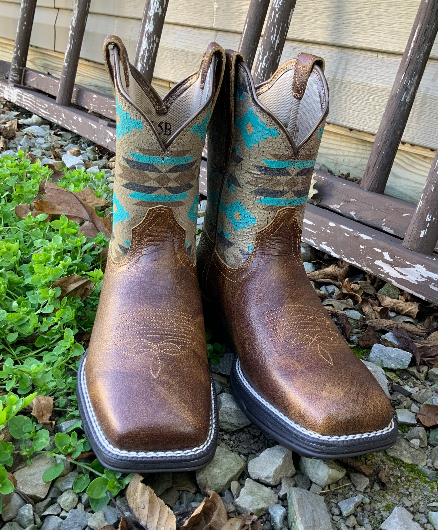 Ariat Women s Dry Taupe Anthem Savanna Square Toe Shortie Boot 10042576 Painted Cowgirl Western Store