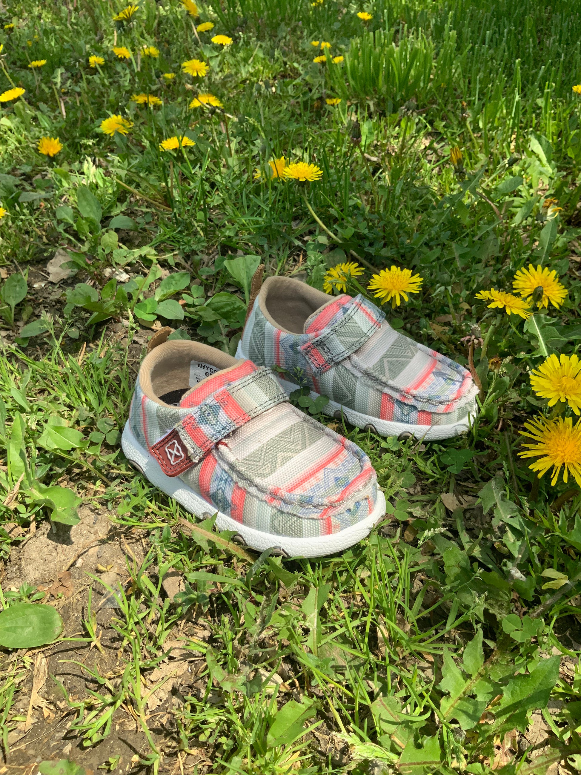 Twisted X Toddler Hooey Driving Moc Pink Multi IHYC002 Painted Cowgirl Western Store