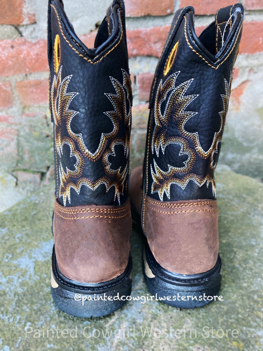 roble Distante Pekkadillo Dan Post Youth Ridge Runner Waterproof Square Toe Western Boots DPC269 –  Painted Cowgirl Western Store