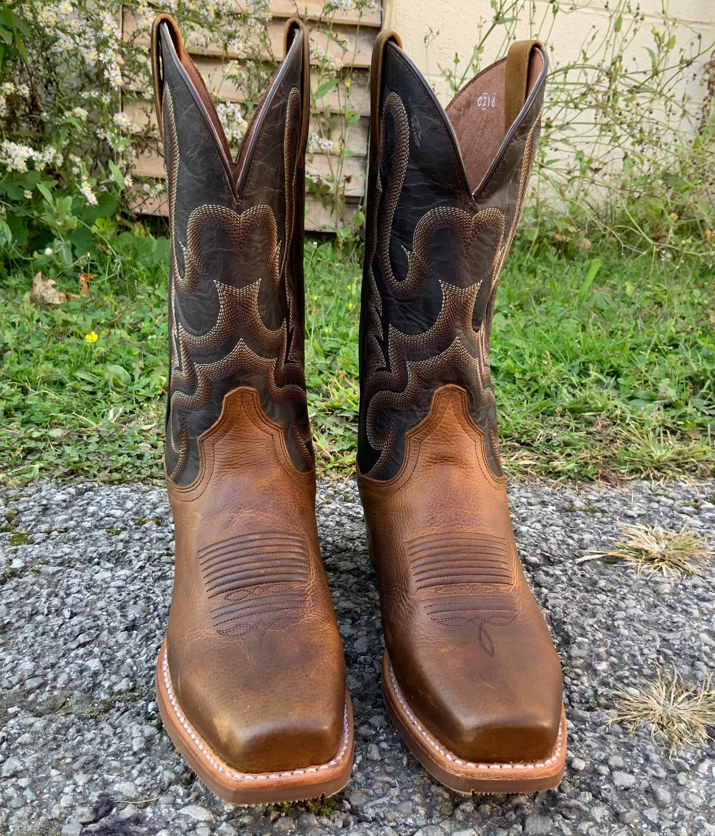 Dan Post Men s Saddle Richland Narrow Square Toe Cowboy Boots DP3393 Painted Cowgirl Western Store