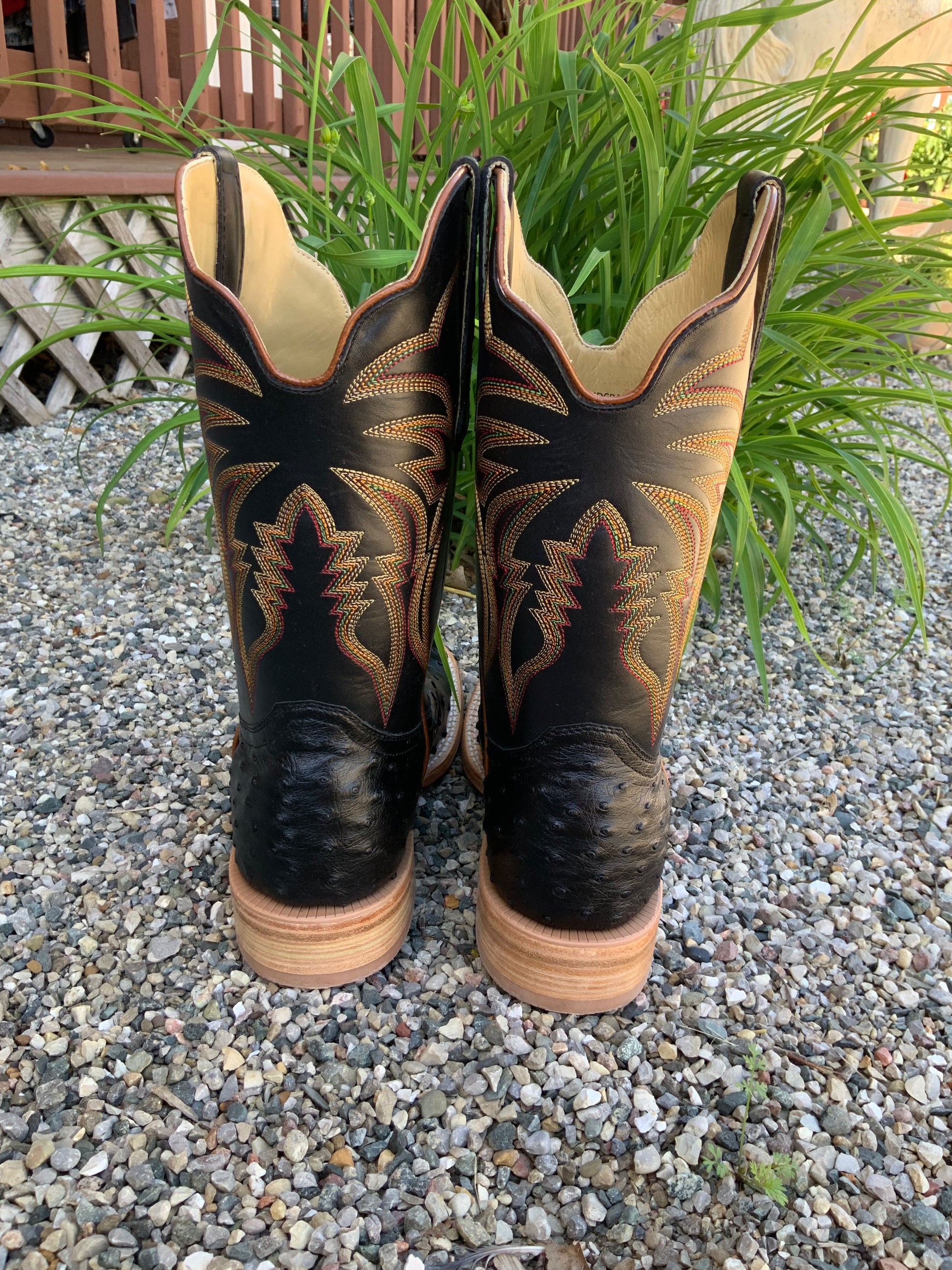 Ostrich quill 2025 cowboy boots