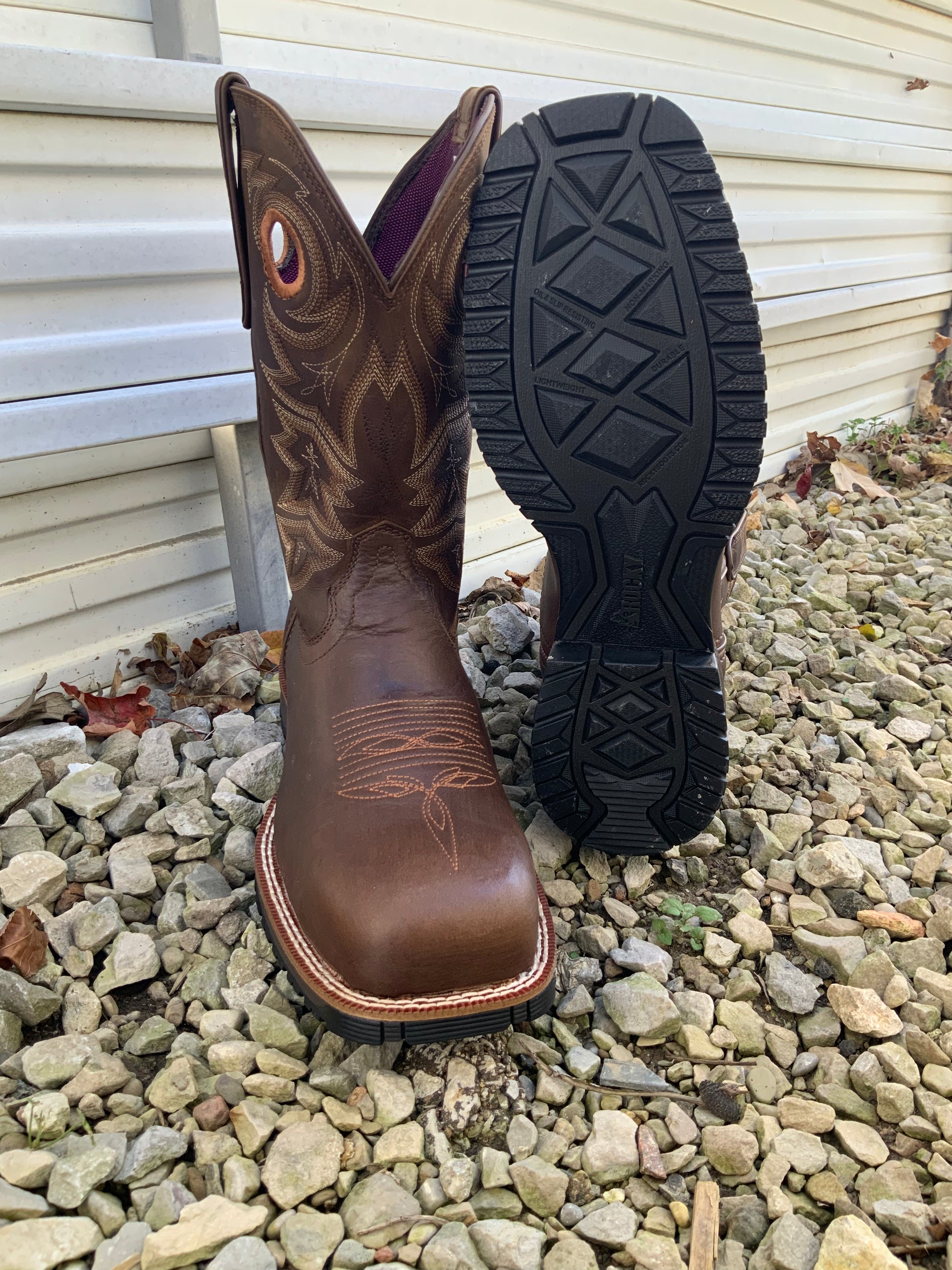 Composite top cowboy boots
