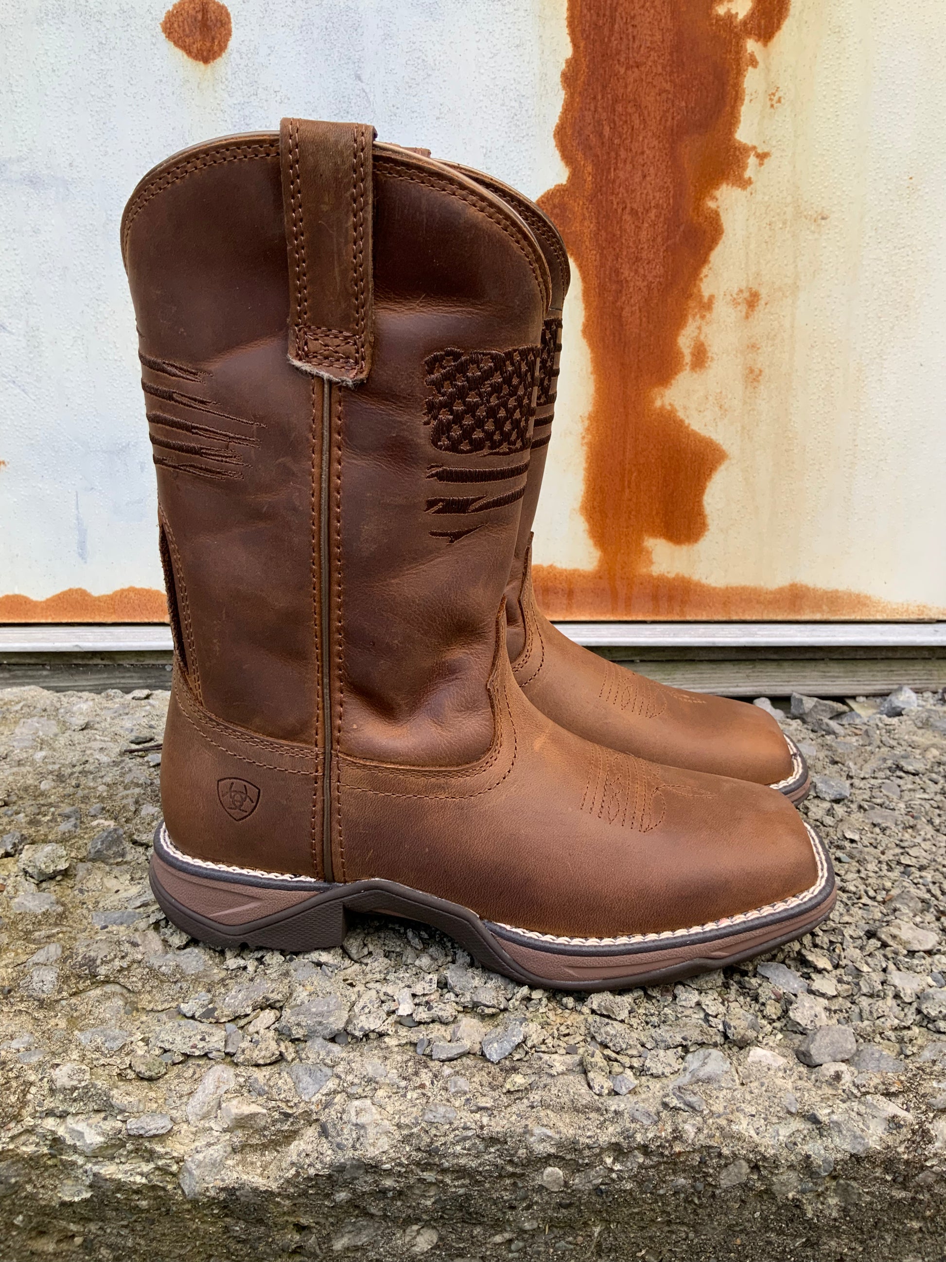 Women's patriotic cowboy sales boots