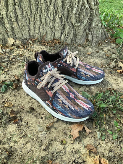 Ariat Women s Neutral Blanket Fuse Lace Up Tennis Shoe 10039082 7.5b