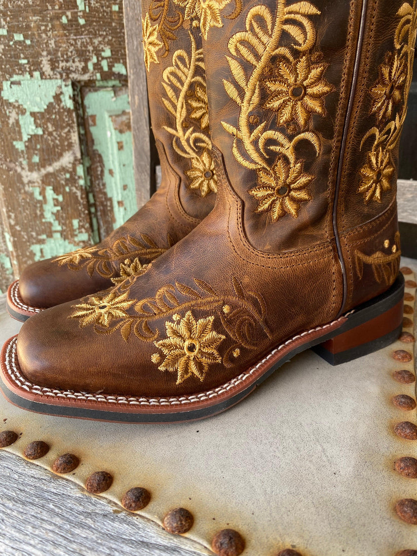 Laredo Secret Garden - Women's Leather Cowgirl Boot main image 1